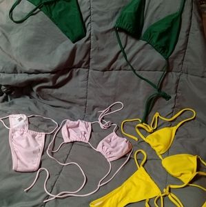 3 bikinis all size Small
